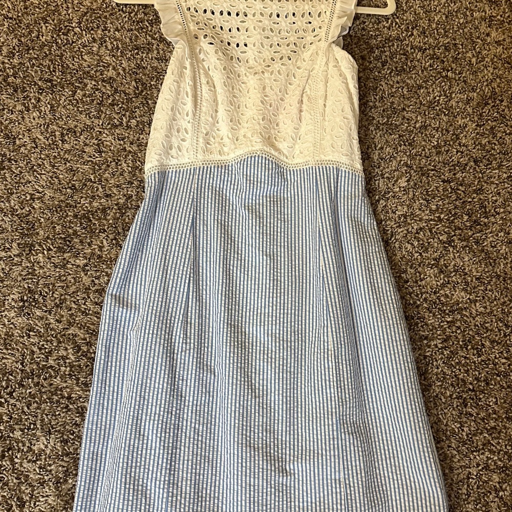 Lilly Pulitzer Eyelet and Seersucker Dress